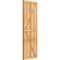 Ekena Millwork Framed Board-n-Batten Shutters w/Z-Bar, Rough Sawn Western Red Cedar, 21 1/2W x 62H, PR RBF06Z21X062RWR - alternate 2
